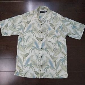 Ocean Pacific |  Silk Button Down Hawaiian Shirt